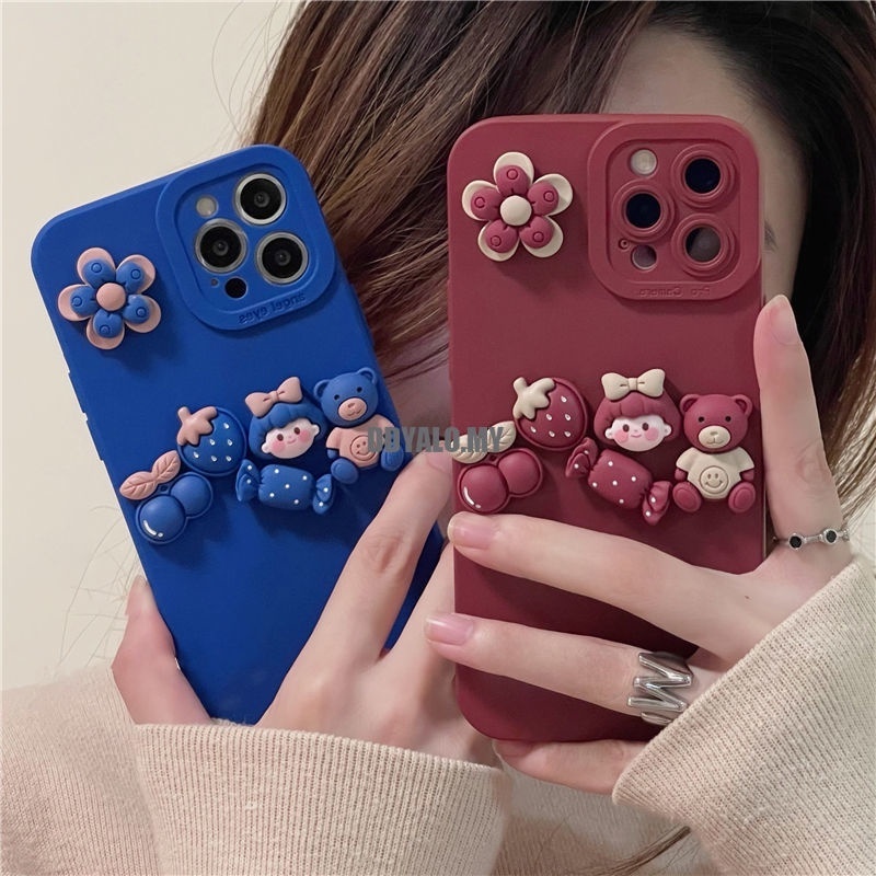 Ốp Điện Thoại Mềm Hình Gấu/Bé Gái Cho Redmi Note 11 11s Pro Plus + 10C Mi 12 11T Pro Pocophone X4 M4 Pro 4G 5G