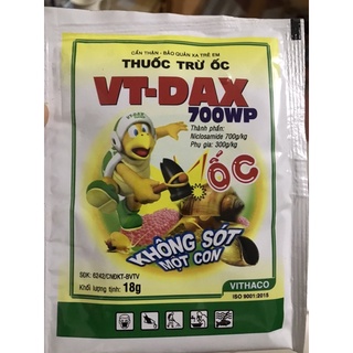 Gói trị ốc sên VT DAX 18gr