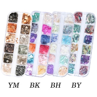 Xà cừ trang trí móng đắp ẩn móng nail