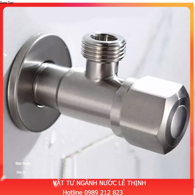 Van chia giảm áp-khoá 1 đường nước INOX SUS304