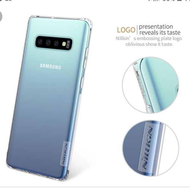 Ốp lưng galaxy S10 dẻo trong suốt chính hãng nillkin