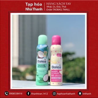 Bọt cạo lông Balea làm mềm da