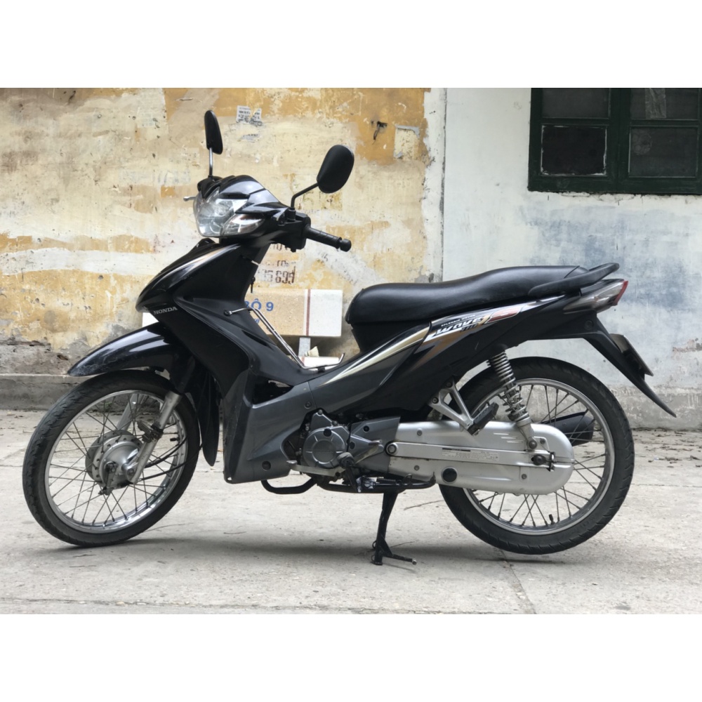Fuil dàn áo xe  WAVE S110-WAVE RS110 màu ĐEN đời 2009 đến 2010 -nhựa trắng nguyên sinh ABS KHUÔN MỚI