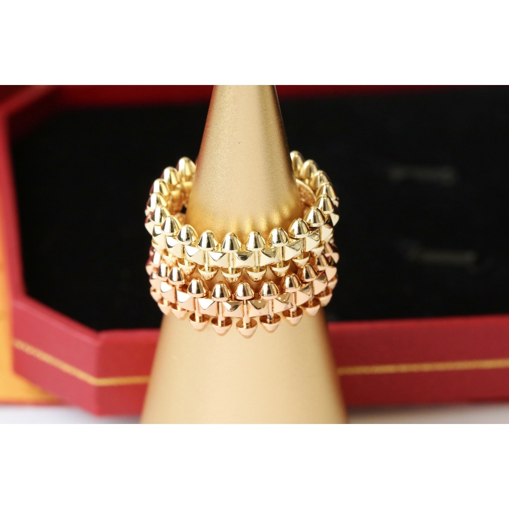 Hàng Mới Về Nhẫn Hình Viên Đạn Bằng Thép Titan Đính Đá Thời Trang Dành Cho Nam Nữ