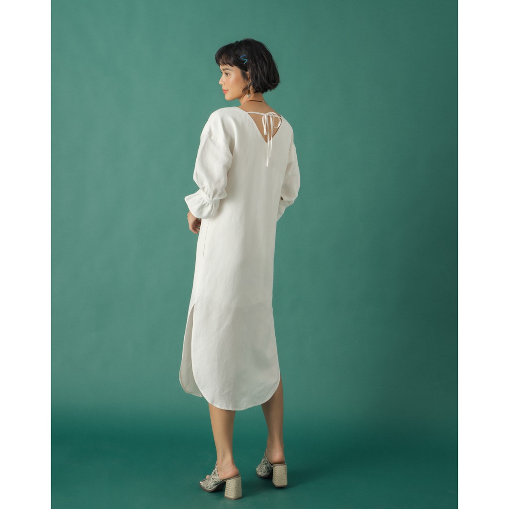 Đầm Linen Trắng F2 Fashion & Freedom