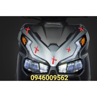 Mặt nạ trước ốp pha ab 2020-2023 chính hãng honda