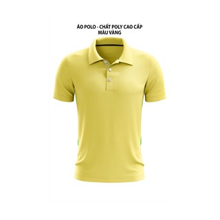 ÁO THUN CÁ SẤU CỔ TRỤ MÀU VÀNG AT-BT2