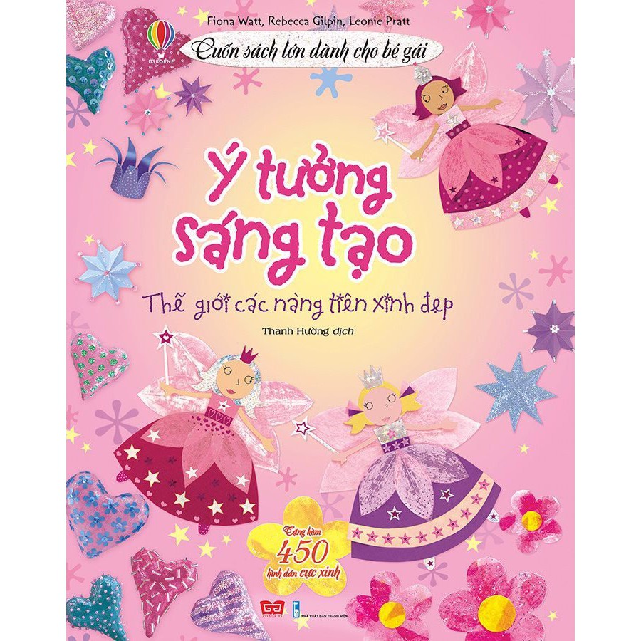SÁCH - Ý tưởng sáng tạo: Thế giới các nàng tiên xinh đẹp (Cuốn sách lớn dành cho bé gái )