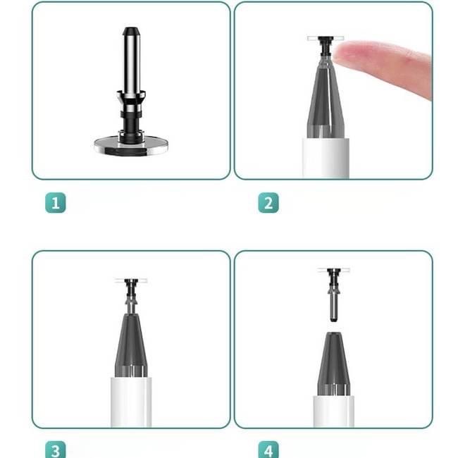 Bút Cảm Ứng WiWU Pencil One 2 trong 1 Passive Stylus Dùng Cho iPad - Hàng Chính Hãng
