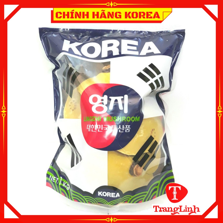 Nấm linh chi hàn quốc chính hãng - Nấm túi cờ 1kg giúp thải độc gan, thanh lọc cơ thể - tranglinhkorea