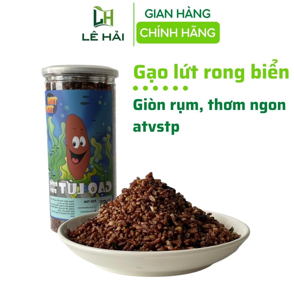 Gạo lứt rong biển Lê Hải 320g ăn liền vị mặn cho người ăn kiêng ăn chay