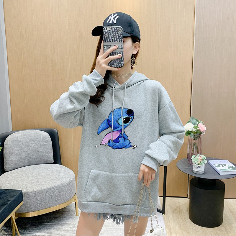 FLASH⚡SALE 9h-12h Áo Hoodie Cute Thú Stitch Unisex Nỉ Bông Êm Ái Họa Tiết Dễ Thương - MSP T38