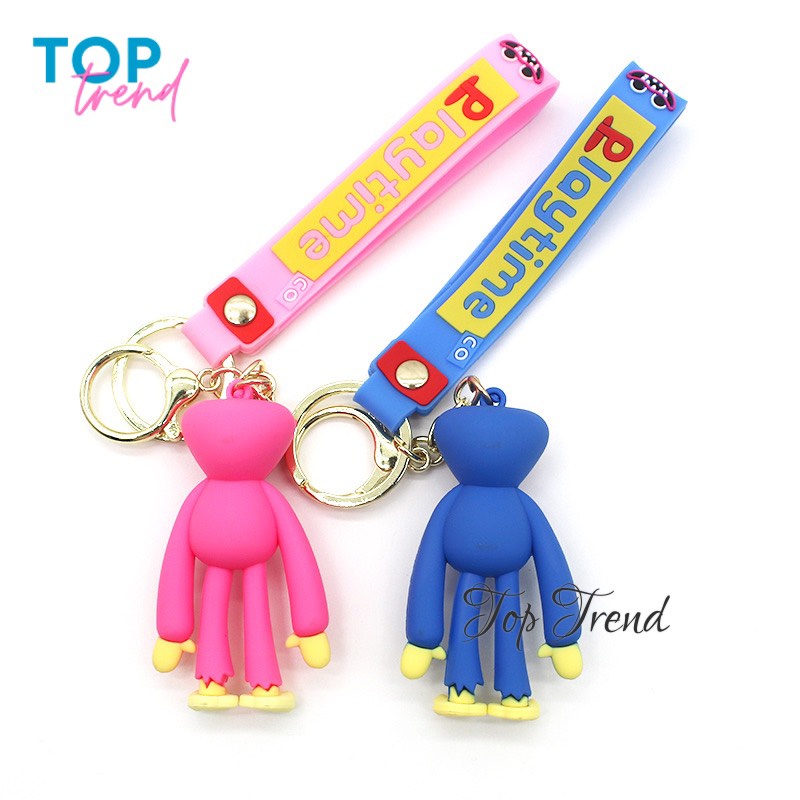 Huggy Wuggy móc khóa nhân vật game Poppy Playtime - Top Trend
