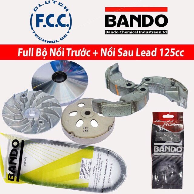 Bộ côn Lead 125 &lt; MIỄN SHIP &gt;/ bộ nồi lead 125 chính hãng