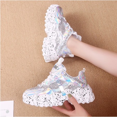 [ FREESHIP TOÀN QUỐC ] Giày thể thao nữ độn đế lấp lánh hót 2020 | BigBuy360 - bigbuy360.vn