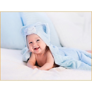 Tranh treo tường hình em bé đáng yêu dễ thương baby cute BB0012K