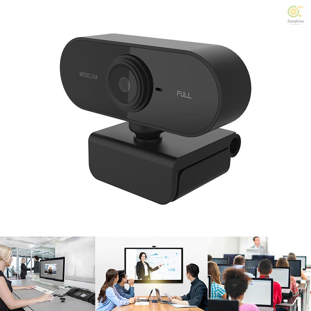 Webcam Usb 2.0 1080p 2m Pixel Kèm Micro Cho Máy Tính / Laptop
