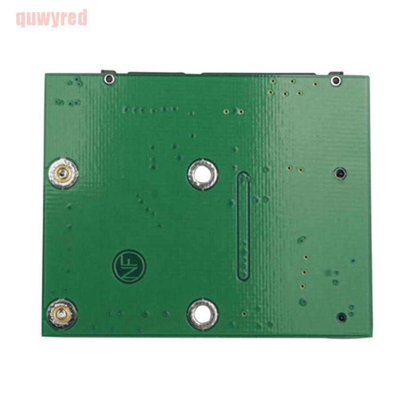 quwyred mSATA SSD to 2.5'' SATA 6.0gps adapter converter card module board mini pcie ssd GWT