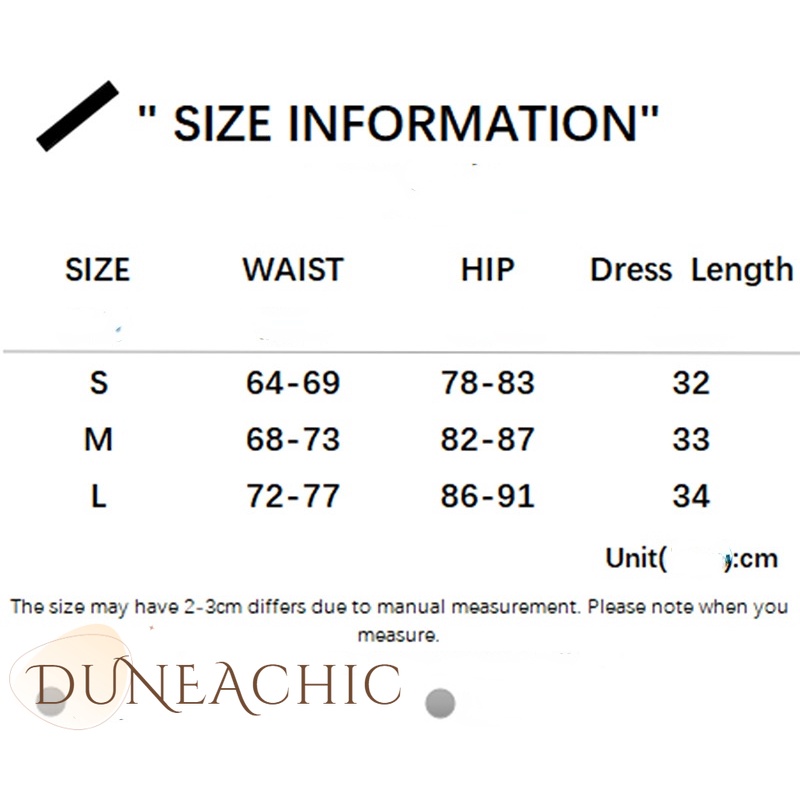 DUNEA Chân váy jean Nữ Lưng Cao Thời Trang