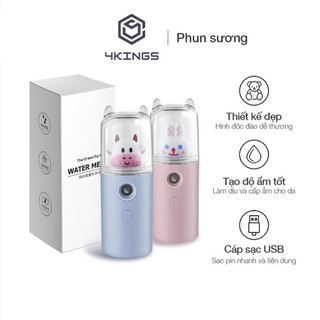 Máy Phun Sương Xông Mặt Nano Cầm Tay Mini Giữ Ẩm Cho Da Sạc USB