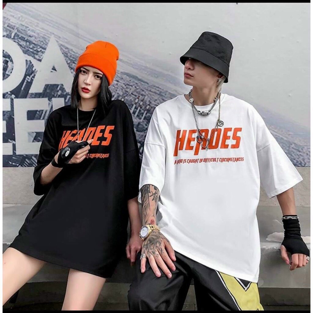 Aó thun from rộng nam nữ unisex in hình cực hot