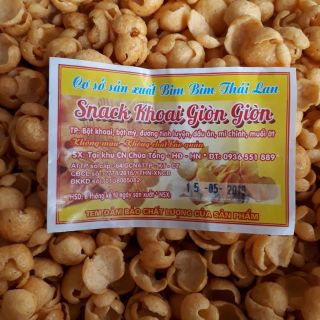 500g bim snack hình xương chó