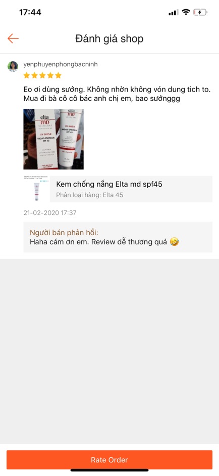 Kem chống nắng Elta md spf45