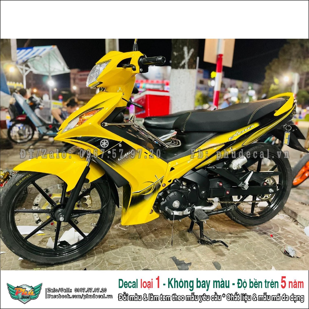 Tem rời Exciter 2010 vàng đen (2)