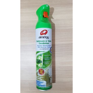 Xịt khử mùi diệt vi khuẩn nhà vệ sinh phòng tắm Alcare 300ml Airnergy Bathroom & Toilet Deotoriser Spray