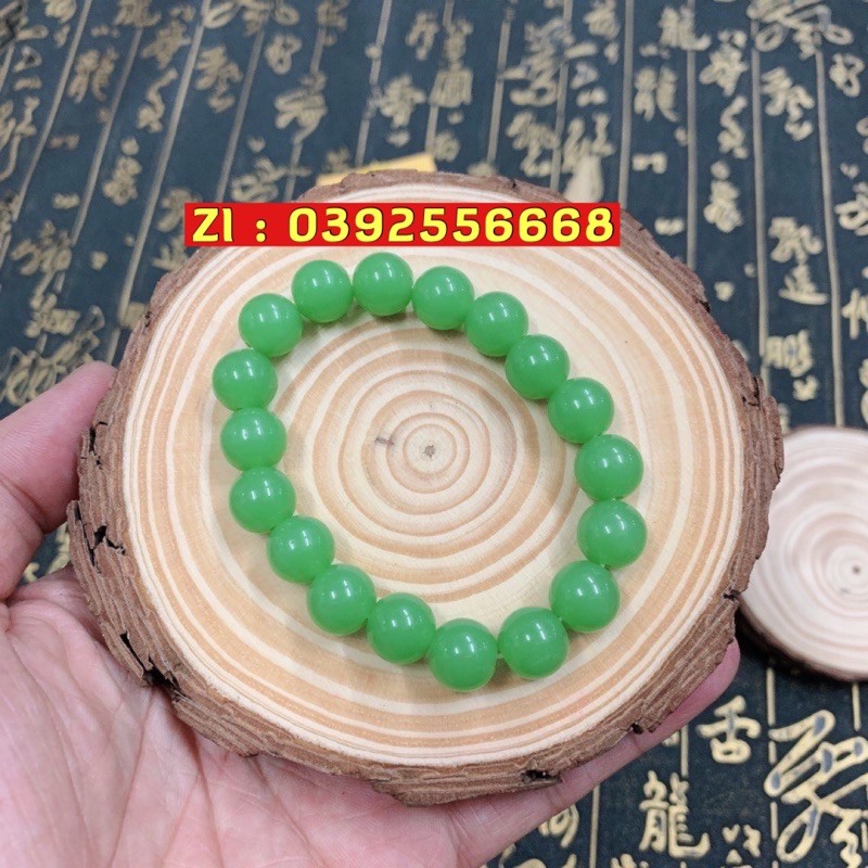 Vòng Đá Thiên Nhiên Xanh Lá 10ly | BigBuy360 - bigbuy360.vn