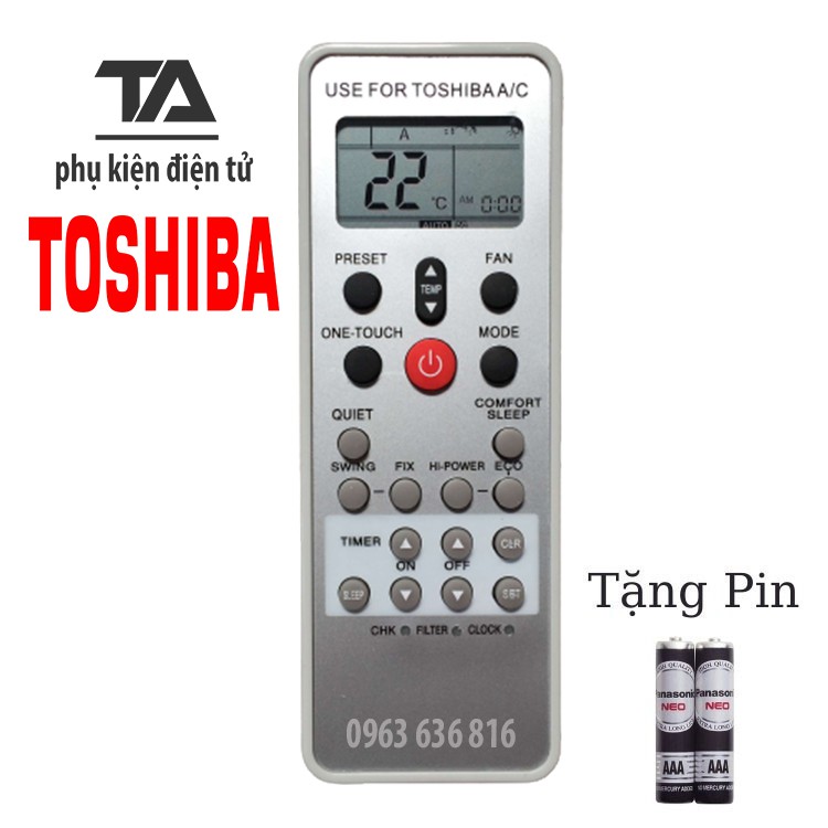 [FREESHIP 50K] REMOTE MÁY LẠNH TOSHIBA WC-L03SE ✔ ĐIỀU KHIỂN ĐIỀU HÒA TOSHIBA WC-L03SE