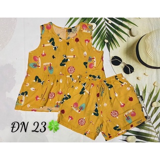 Đồ bộ đùi sát nách tole lanh vnxk