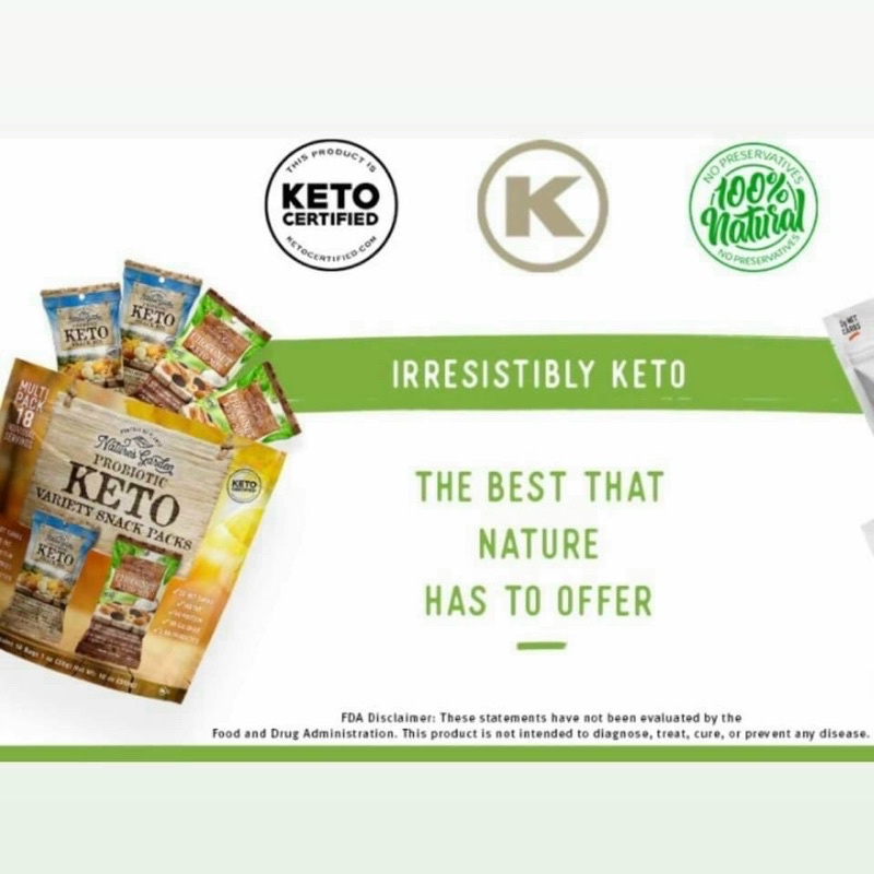 1 gói Snack mix các loại hạt (28gr) dành cho người ăn kiêng eatclean keto NATURE'S GARDEN PROBIOTIC KETO TRAIL MIX