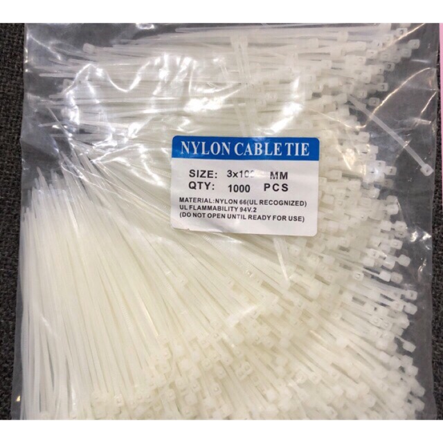 dây buộc, thít, lạt nhựa 100g