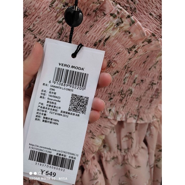 ẢNH THẬT Váy voan hoa Vero Moda SALE CHÍNH HÃNG