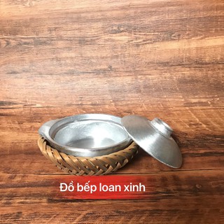 Thố gang kho quẹt kèm rế 12cm...