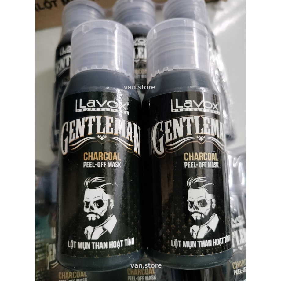 Gel Lột Mụn Đầu Đen, Mụn Cám Than Hoạt Tính Gentleman Lavox 50G