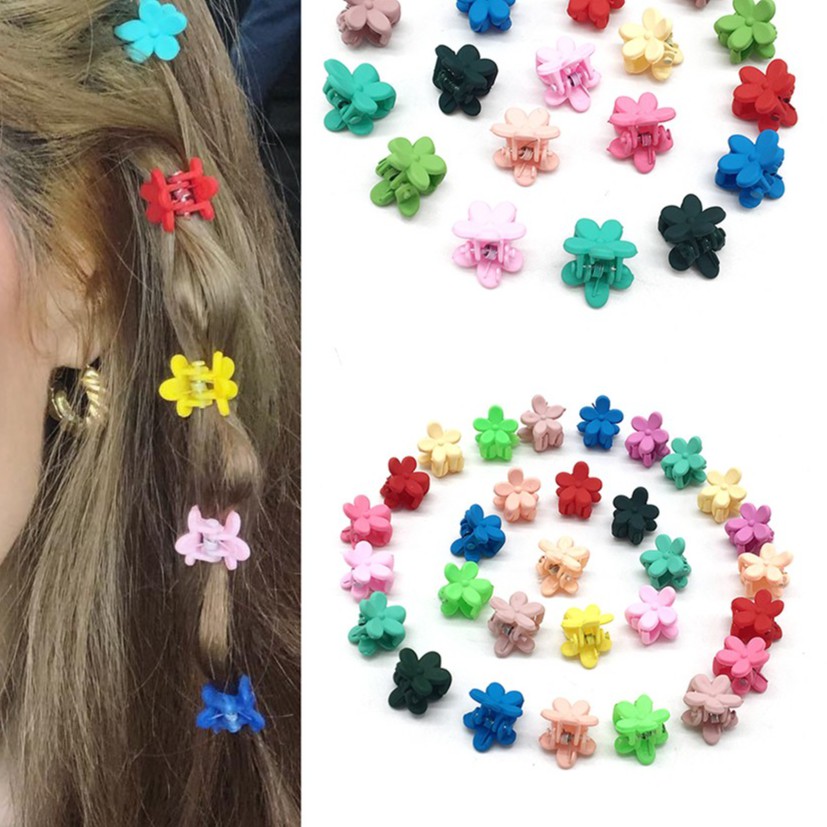 TÚI 50 KẸP TÓC MINI CÀNG CUA CHO BÉ MIX NHIỀU MÀU SIÊU XINH