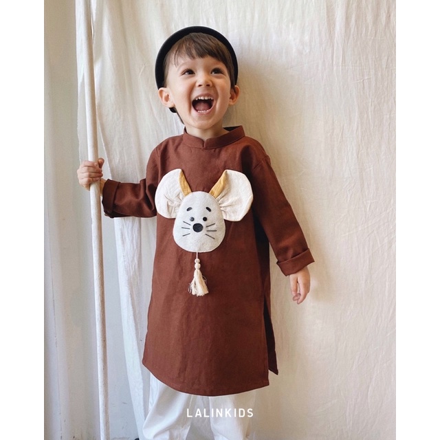 Lalinkids Áo dài Lão Thử