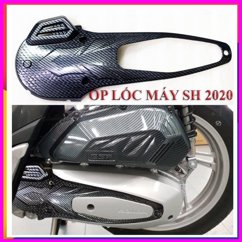 Ốp lốc máy Sh 2020-2021 cacbon cực đẹp