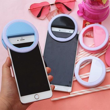 Đèn LED kẹp điện thoại hỗ trợ chụp hình Selfie