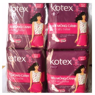 Combo 8 gói Băng vệ sinh Kotex Pro siêu mỏng