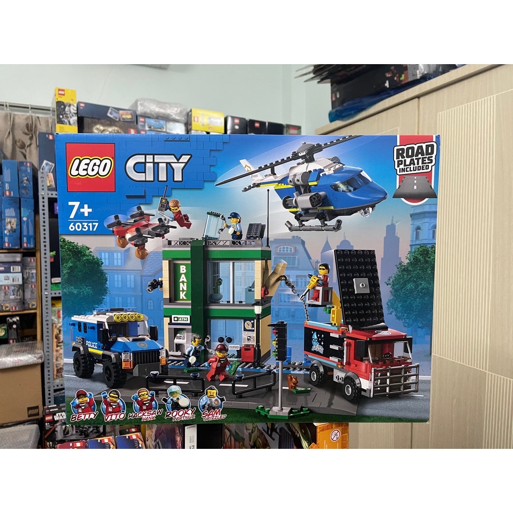 [CÓ SẴN] LEGO 60317 - City - Police Chase at the Bank [CHÍNH HÃNG]