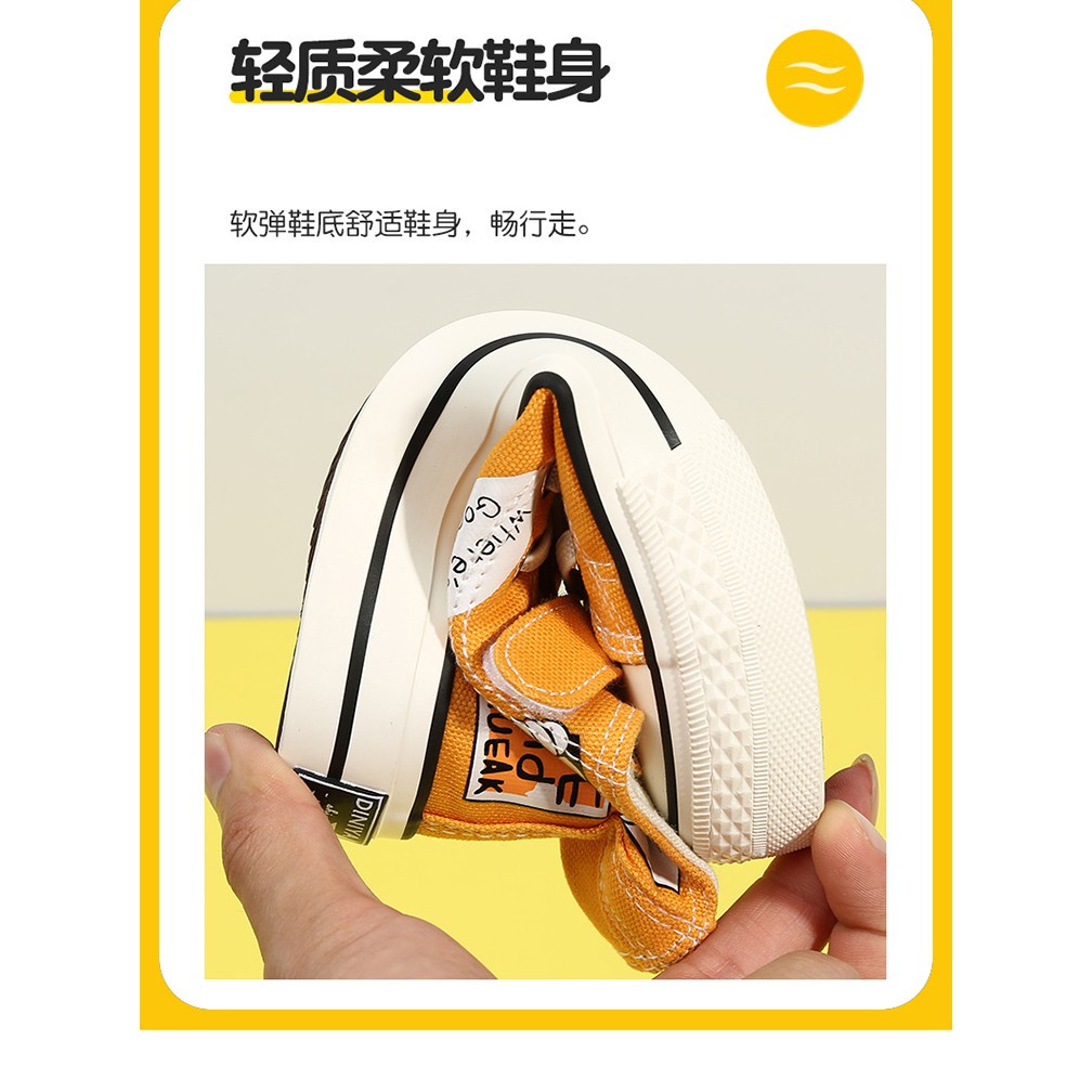 Giày Vải Canvas Đế Mềm Cổ Cao In Hình Chuột Mickey Thời Trang Năm 2021 Cho Bé Trai Gái