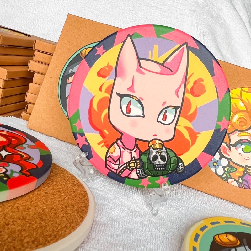 Lót ly gốm JoJo Bizarre Adventure