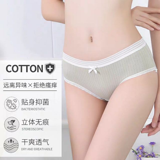 Bộ 5 quần lót nữ thun gân nơ xinh - mềm như nước "tặng kèm hộp" | BigBuy360 - bigbuy360.vn