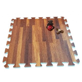 Bộ 9 Miếng Thảm Xốp Vân Gỗ 42x42cm Lót Sàn Tiện Dụng