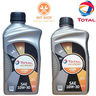 Dầu nhớt cho xe tay ga Total HI-PERF 4T SCOOTER 10W30 1L | 800ML - NHT Shop