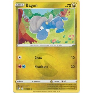 Thẻ bài Pokemon Bagon - 107/203 - Common