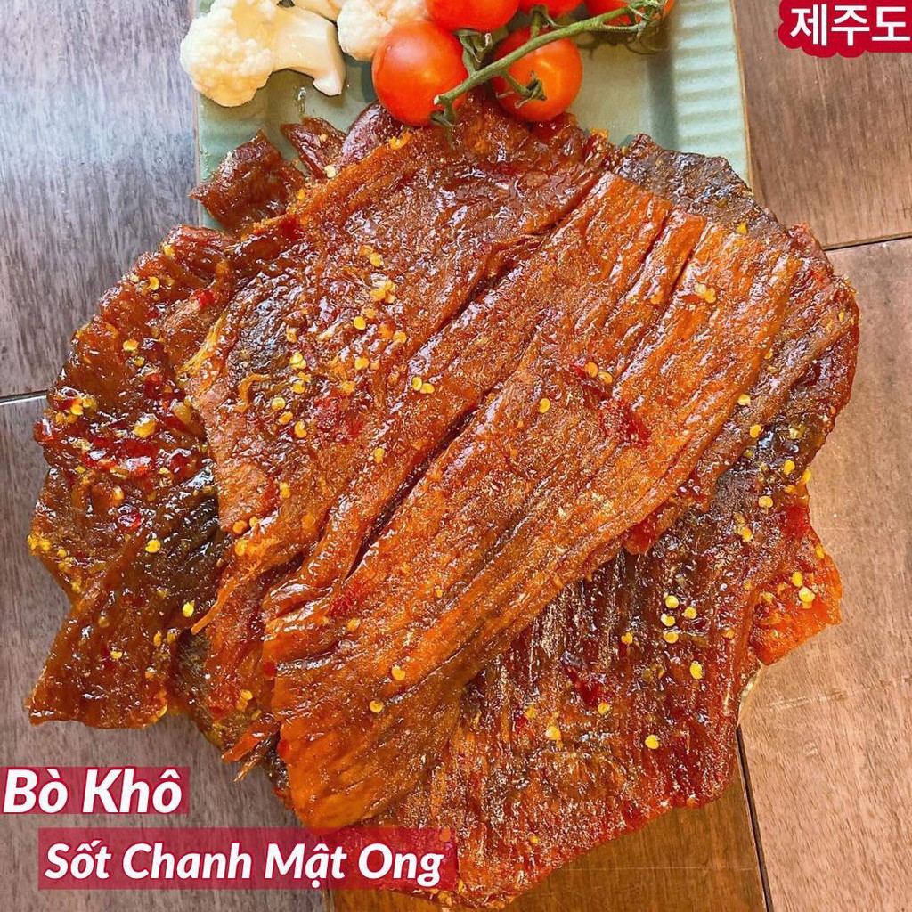BÒ KHÔ SỐT CHANH MẬT ONG ĐẢO JEJU HÀN QUỐC